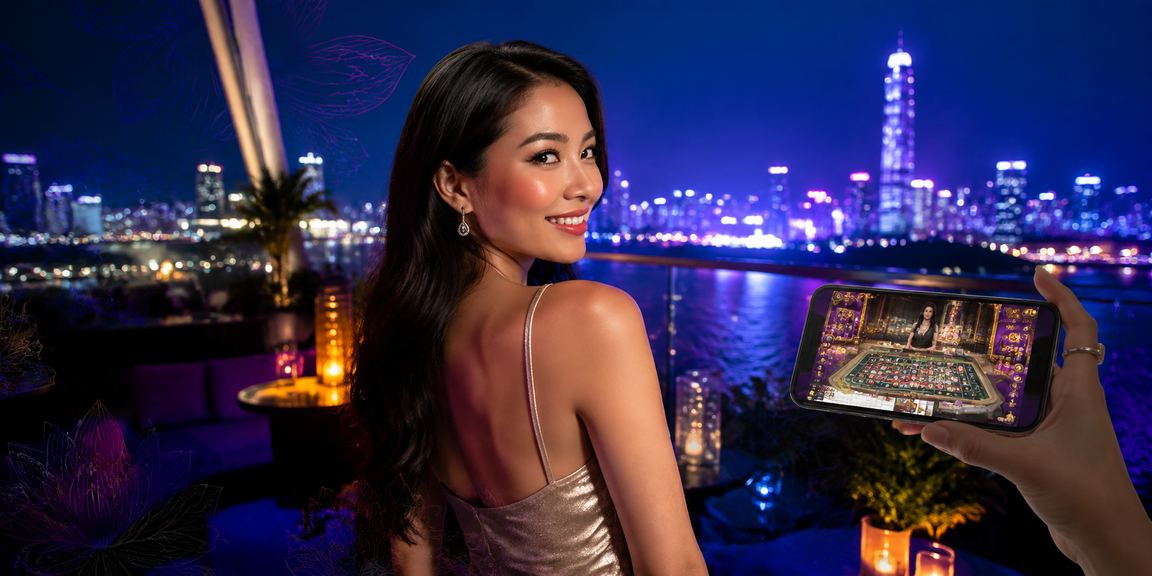 Người dùng tại TP.HCM chơi casino trên điện thoại di động cạnh bãi biển